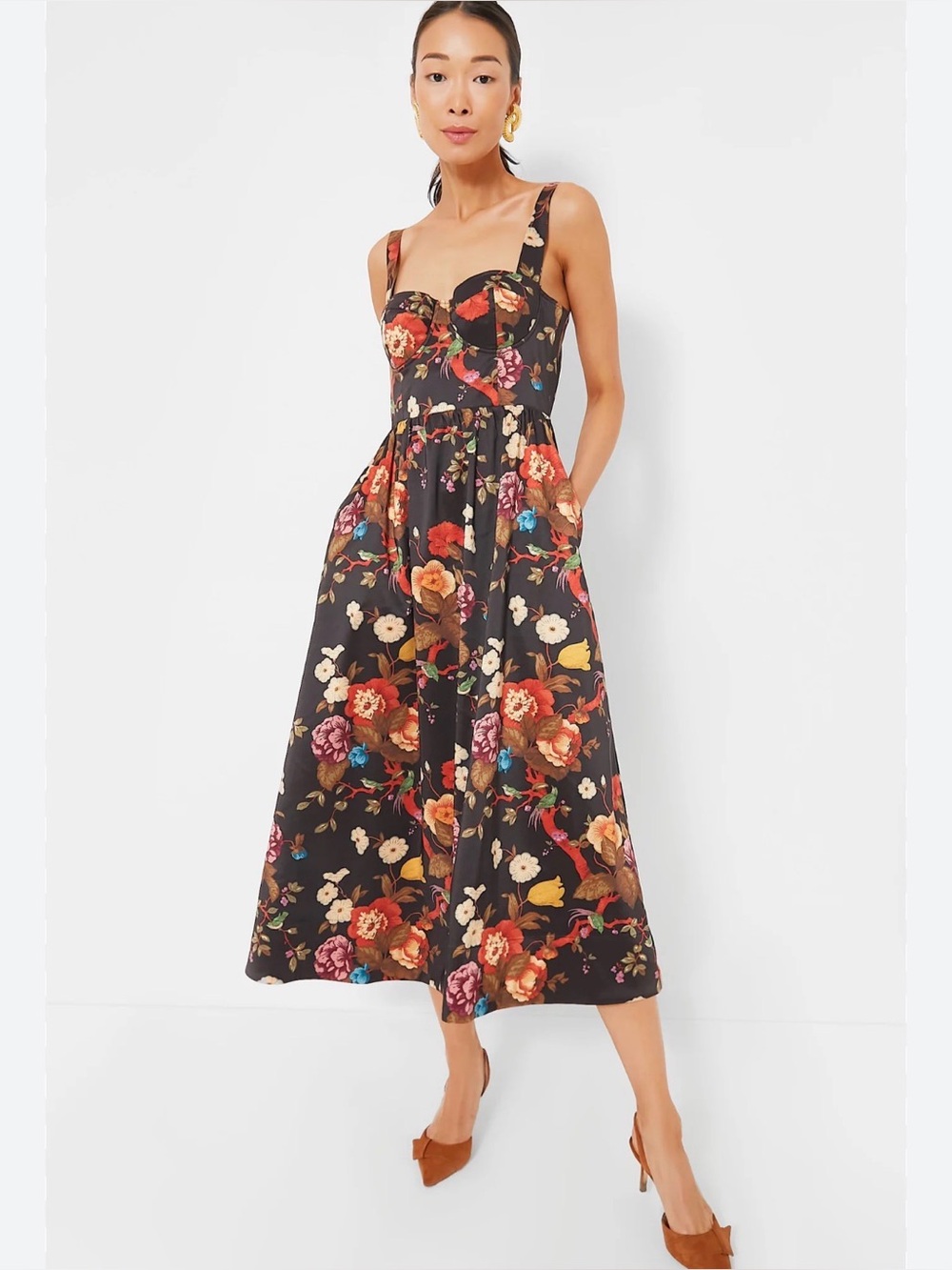 TUCKERNUCK Baroque Floral Maria Dress, like new, size 2